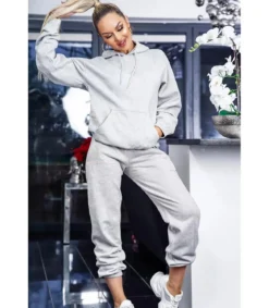 CW Brie harmaa huppari