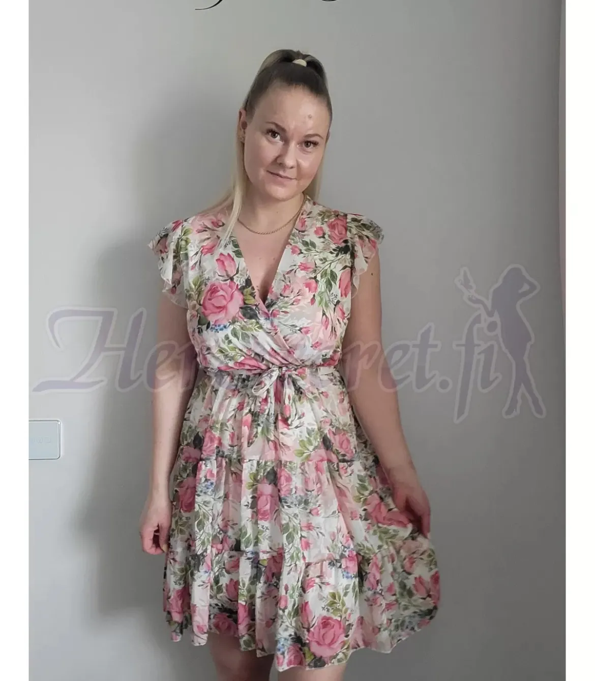 Elle Style Enolie kukkakuvioinen mekko