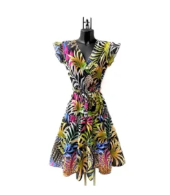 Elle Style Enolie värikäs mekko