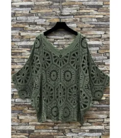 Elle Style Hena khaki virkattu paita