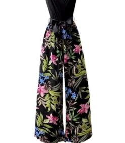 Elle Style Limei kukkakuvioinen jumpsuit