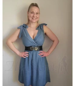 Elle Style Lyo sininen farkkumekko