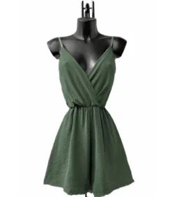 Elle Style Mally khaki playsuit