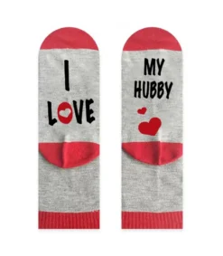 Harmaat ”I love my hubby” sukat