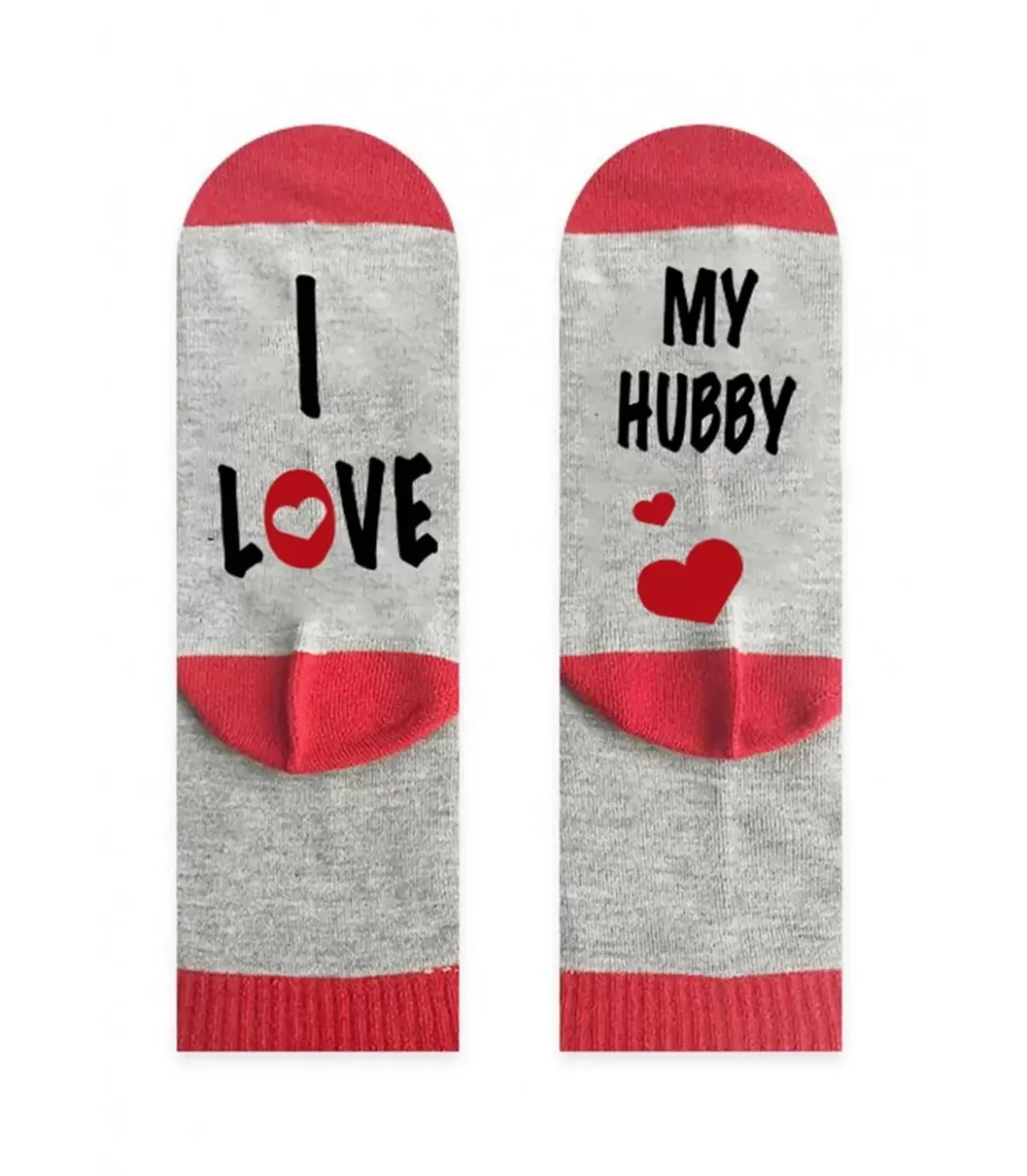 Harmaat ”I love my hubby” sukat