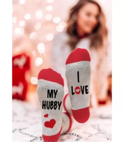 Harmaat ”I love my hubby” sukat