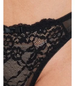 Inoo musta babydoll pitsillä