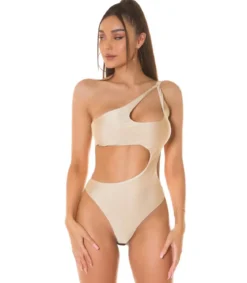 Koucla beige cut out -body