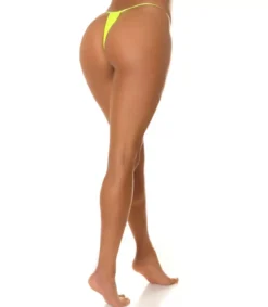 Koucla neonvihreät latex look bikinihousut