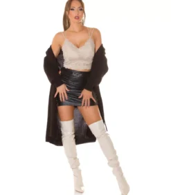 Koucla ruskea oversized villatakki