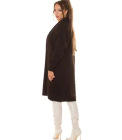 Koucla ruskea oversized villatakki