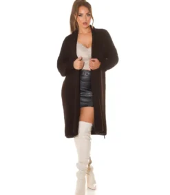 Koucla ruskea oversized villatakki