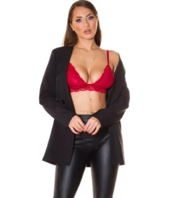 Koucla viininpunainen pitsinen bralette