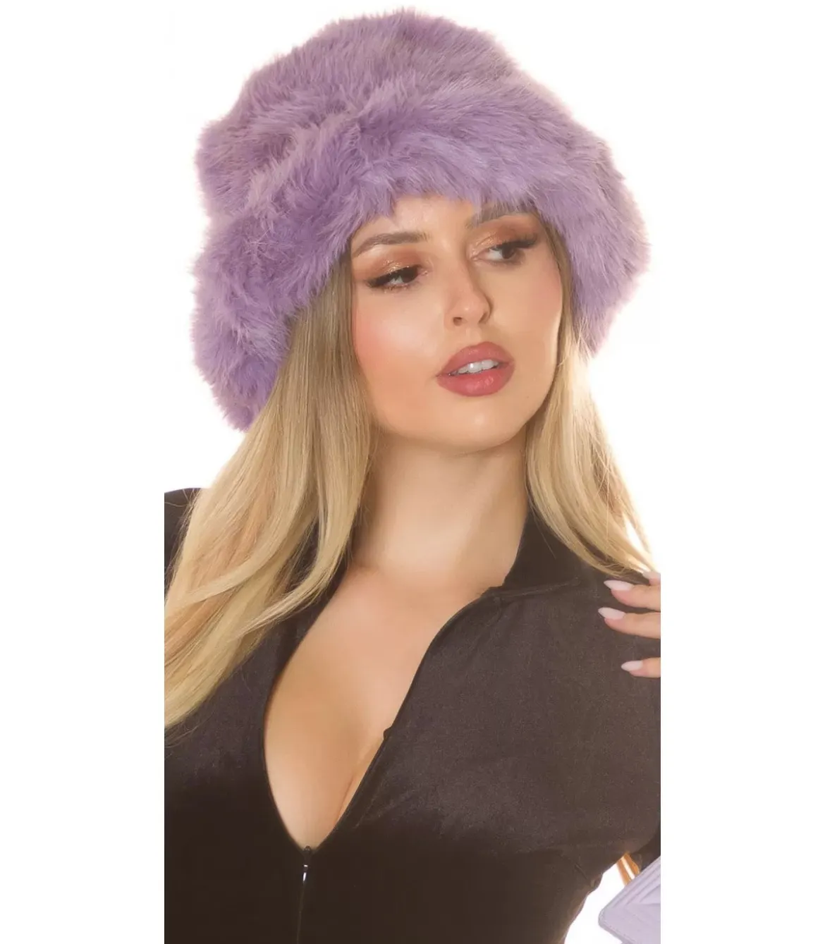 Lila tekoturkishattu