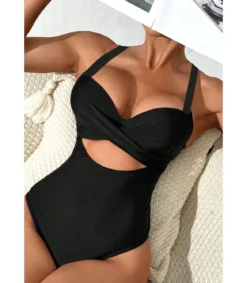 Musta cut out uimapuku