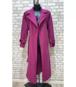 My Style mauve trenssitakki vyöllä