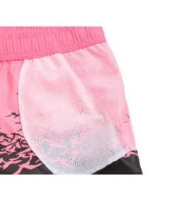 Pinkit lintuprinttikuvioiset urheilushortsit