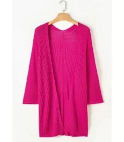 Pinkki virkattu kimono