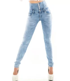 RJ Jeans siniset korkeavyötäröiset farkut