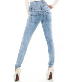 RJ Jeans siniset korkeavyötäröiset farkut