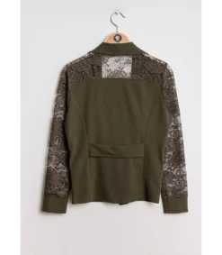 Soleil Star khaki pitsihihainen bleiseri