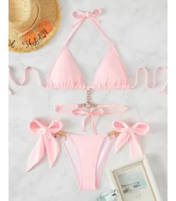 Vaaleanpunaiset bling narubikinit