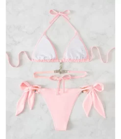 Vaaleanpunaiset bling narubikinit