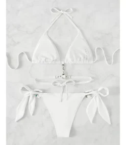 Valkoiset bling narubikinit